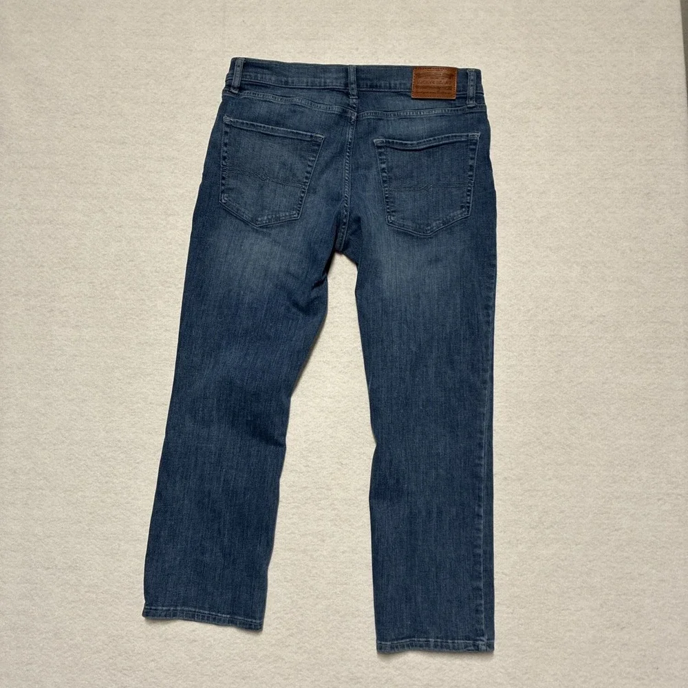 Lucky Brand 223 Straight Jeans Mens 32x29 Blue Medium Wash Stretch‎ Denim Pants